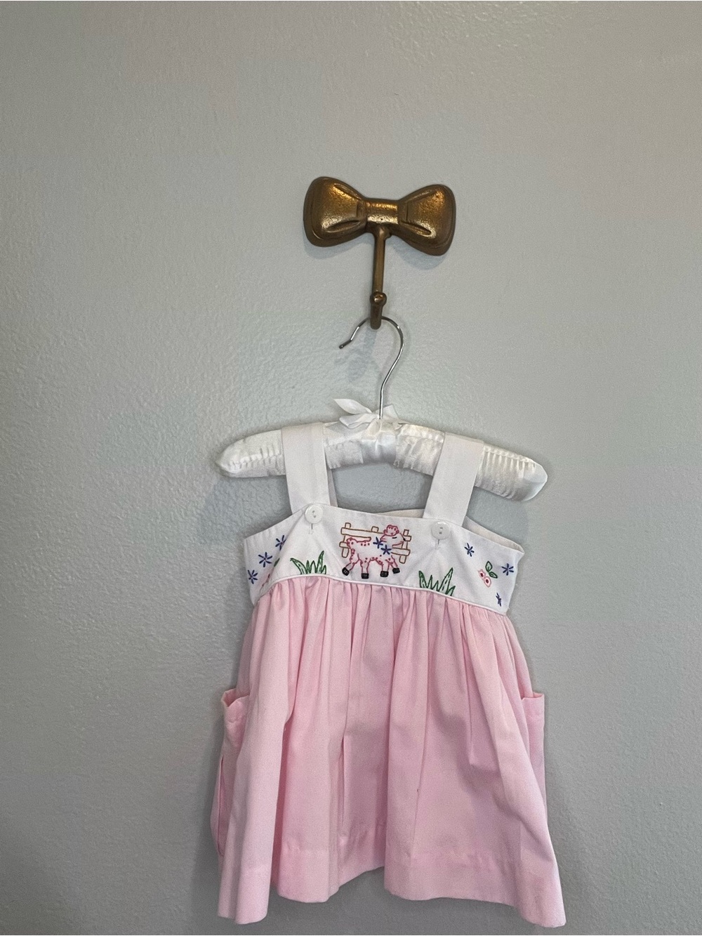 The Proper Peony lamb sundress with bloomers